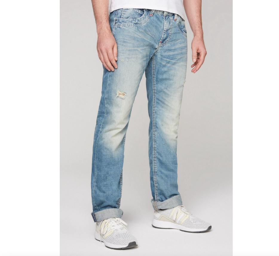 CAMP DAVID Herren Jeans Hose Waschung Regular Fit verschiedene Farben –  Sportsgeiz