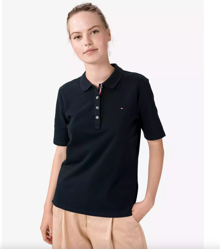 Tommy Hilfiger Damen Poloshirt Essential Shirt – Sportsgeiz