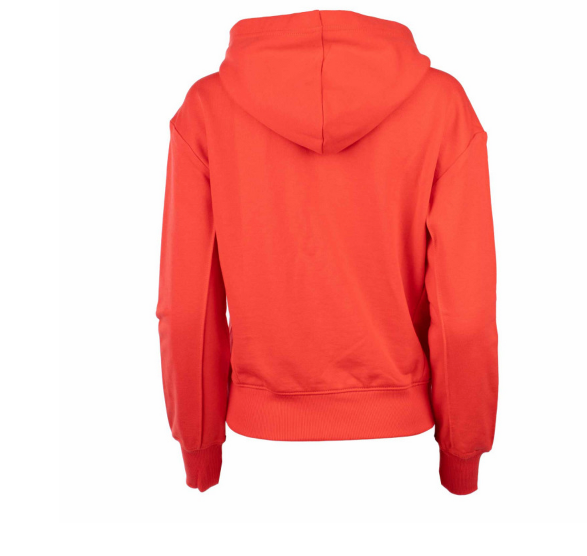 Calvin Klein Jeans Damen Hoodie Sweatshirt Monogram Logo rot