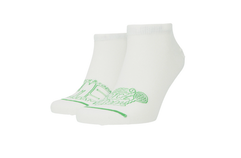 SCOTCH & SODA Sneakersocken 2er-Pack Logo Print Socken Weiß