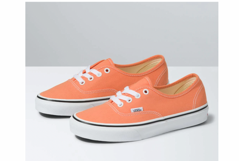 Vans Authentic Damenschuhe Skater Schuhe Turnschuhe Orange - Sportsgeiz