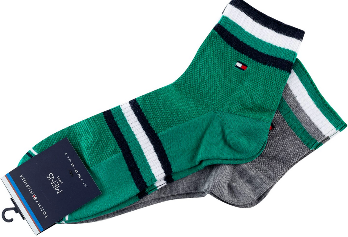 Sportsgeiz Unisex Tommy 2 – Mens Socken Classic Iconic Hilfiger Pack Sport