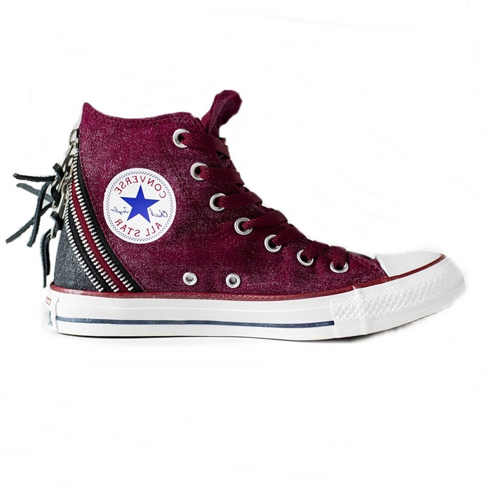 Chuck Taylor TRI ZIP 545019C All Rot Damen Turnsch – Sportsgeiz