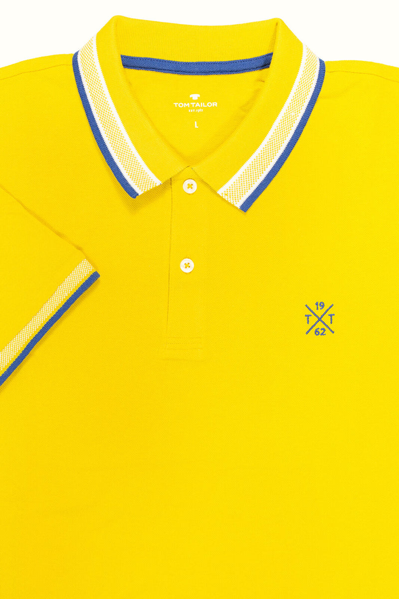 Tom Tailor Herren Poloshirt Classic gelb – Sportsgeiz