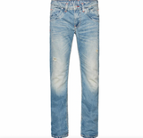 CAMP DAVID Herren Jeans Hose blau Waschung Regular Fit