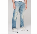 CAMP DAVID Herren Jeans Hose blau Waschung Regular Fit