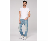 CAMP DAVID Herren Jeans Hose blau Waschung Regular Fit