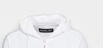 Replay Zip Hoodie Kapuzensweatshirt Sweatjacke weiß