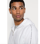 Replay Zip Hoodie Kapuzensweatshirt Sweatjacke weiß