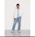 Replay Zip Hoodie Kapuzensweatshirt Sweatjacke weiß