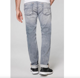 CAMP DAVID Herren Jeans Hose Waschung Regular Fit Vintage Style grau