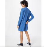 Levi's T-Shirt Longsleeve Kleid Shirtkleid Oversize Shirt royal blau