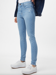 Levi's 720 Damen High Rise Super Skinny Jeans hellblau slim