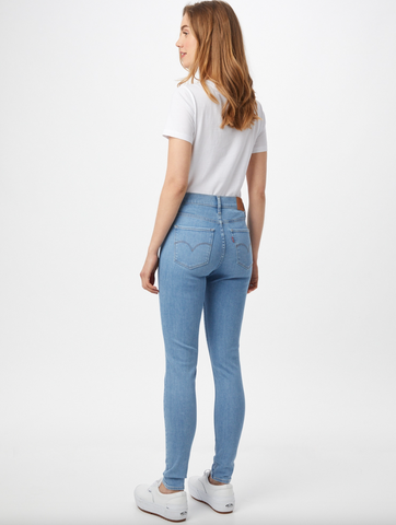 Levi's 720 Damen High Rise Super Skinny Jeans hellblau slim