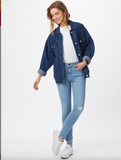 Levi's 720 Damen High Rise Super Skinny Jeans hellblau slim