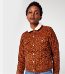 Levi's Sherpa Trucker Jacket Jeansjacke braun kariert