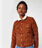 Levi's Sherpa Trucker Jacket Jeansjacke braun kariert