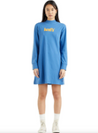 Levi's T-Shirt Longsleeve Kleid Shirtkleid Oversize Shirt royal blau
