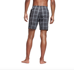 Adidas Herren Badehose Badeshorts Sommer kariert grau