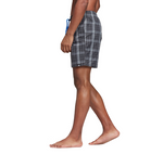 Adidas Herren Badehose Badeshorts Sommer kariert grau