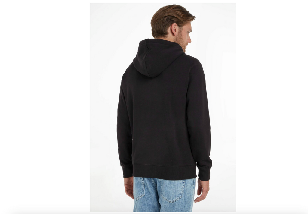Jeans Kapuzensweatshirt schwarz CK Hoodie Sportsgeiz – Calvin Klein