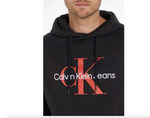 Calvin Klein CK Jeans Hoodie Kapuzensweatshirt schwarz
