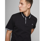 Jack & Jones Poloshirt NOS Polo T-Shirt Herren Sommer schwarz
