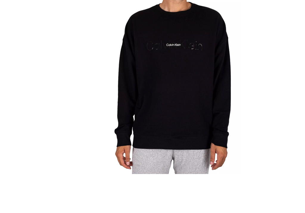 Sweatshirt Calvin Herren schwarz Classic Klein Pullover – Sportsgeiz