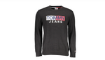 Tommy Hilfiger Jeans Herren Strickpullover Winter schwarz