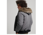Superdry Everest Winterjacke Bomber Jacket Herren grau