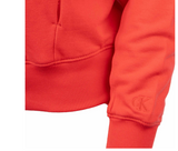 Calvin Klein Jeans Damen Hoodie Sweatshirt Monogram Logo rot