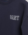 Gant Damen Sweatshirt Logo Print College blau