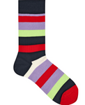 Happy Socks Socken Box lila Geschenkebox 3er Packung Herren Damen bunt