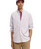 Scotch & Soda Langarmhemd Herren Hemd ESSENTIALS Regular Fit Langarm flieder