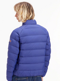 Tommy Jeans Herren Winter Steppjacke Daunenjacke Light Down Jacket weiß blau