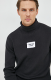 Calvin Klein Jeans ROLL NECK Strickpullover Rollkragen schwarz
