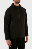 Calvin Klein Troyer Hoodie Q-Zip Freefit Herren Sweatshirt schwarz