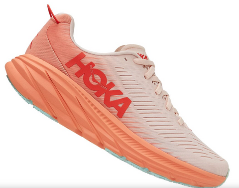 Hoka One Damen Rincon 3 Laufschuhe Sneakers leicht rosa