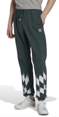 adidas Originals Jogginghose Herren Sweatpants Hose French Terry Baumwolle  grün