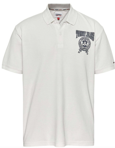 Tommy Jeans TJM Herren Poloshirts Piquee Polo New York T-Shirt Relaxed Fit