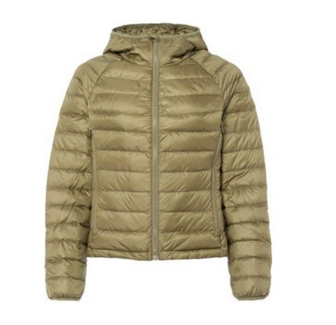 United Colors of Benetton Damen Winterjacke Steppjacke Kapuzenjacke olive