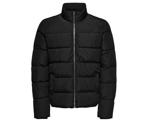 Only & Sons Marlons Herren Daunenjacke Winter leicht schwarz