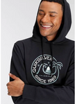 Quiksilver Hoodie Kapuzensweatshirt Surfer Wellenreiter schwarz
