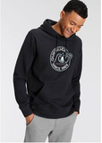 Quiksilver Hoodie Kapuzensweatshirt Surfer Wellenreiter schwarz