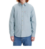 Levi's Herren Hemd Sunset 1 Pocket Freizeit Shirt blau