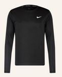 Nike Dri-FIT Miler Shirt Herren Langarmshirt Laufshirt schwarz