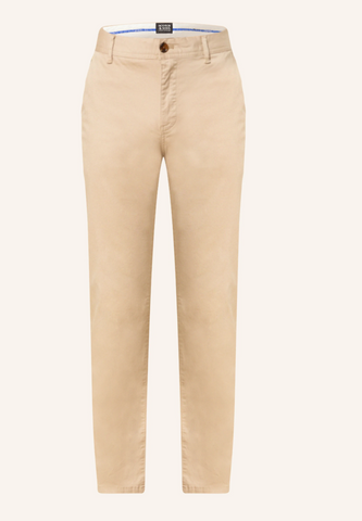 Scotch & Soda Herren Hose Chino Essentials Stuart beige