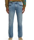Scotch & Soda Herren Jeans Ralston Essentials Regular Denim Hose Slim Fit blue