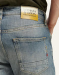 Scotch & Soda Herren Jeans Ralston Essentials Regular Denim Hose Slim Fit blue