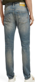 Scotch & Soda Herren Jeans Ralston Essentials Regular Denim Hose Slim Fit blue